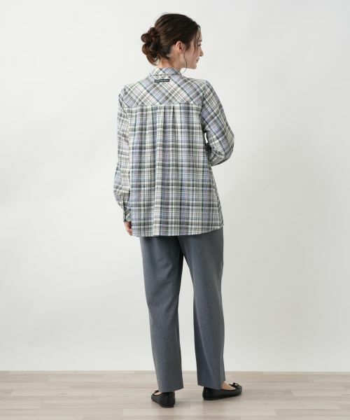 Leilian / レリアン シャツ・ブラウス | チェックブラウス【MUSE BY ROCHAS Premiere】 | 詳細3