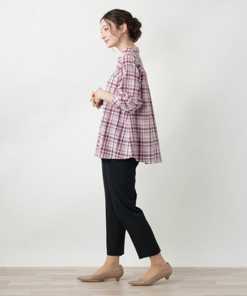 Leilian / レリアン シャツ・ブラウス | チェックブラウス【MUSE BY ROCHAS Premiere】 | 詳細5