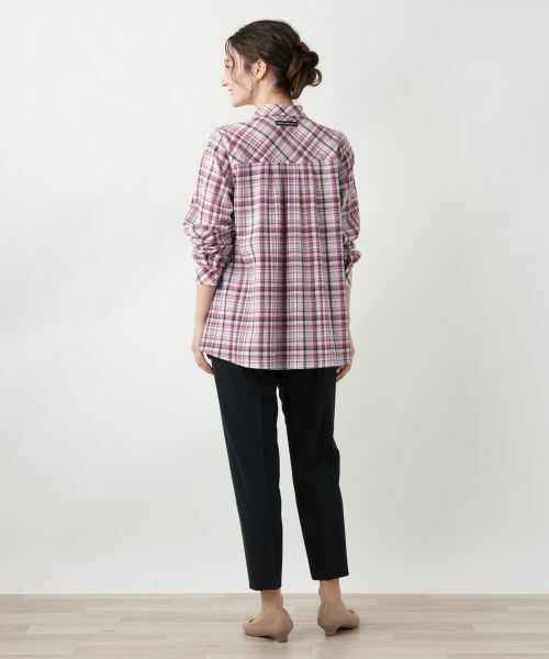 Leilian / レリアン シャツ・ブラウス | チェックブラウス【MUSE BY ROCHAS Premiere】 | 詳細6