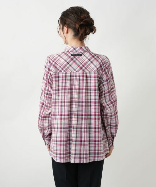 Leilian / レリアン シャツ・ブラウス | チェックブラウス【MUSE BY ROCHAS Premiere】 | 詳細9