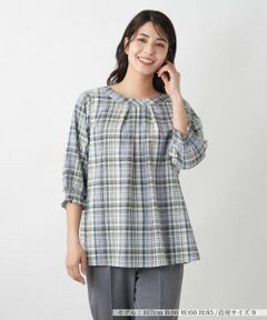 Leilian / レリアン シャツ・ブラウス | チェックブラウス【MUSE BY ROCHAS Premiere】