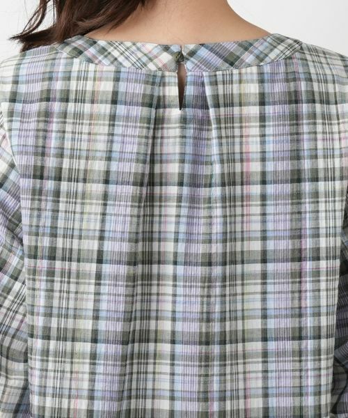 Leilian / レリアン シャツ・ブラウス | チェックブラウス【MUSE BY ROCHAS Premiere】 | 詳細11