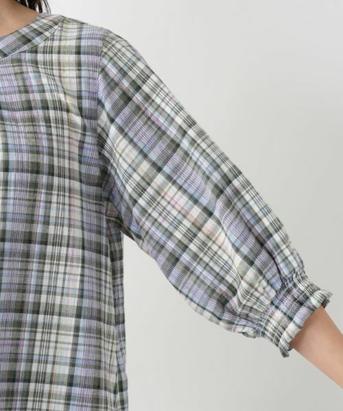 Leilian / レリアン シャツ・ブラウス | チェックブラウス【MUSE BY ROCHAS Premiere】 | 詳細13