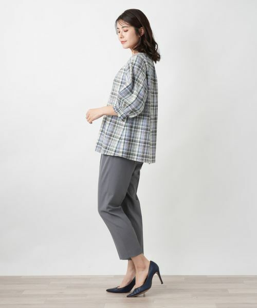 Leilian / レリアン シャツ・ブラウス | チェックブラウス【MUSE BY ROCHAS Premiere】 | 詳細5