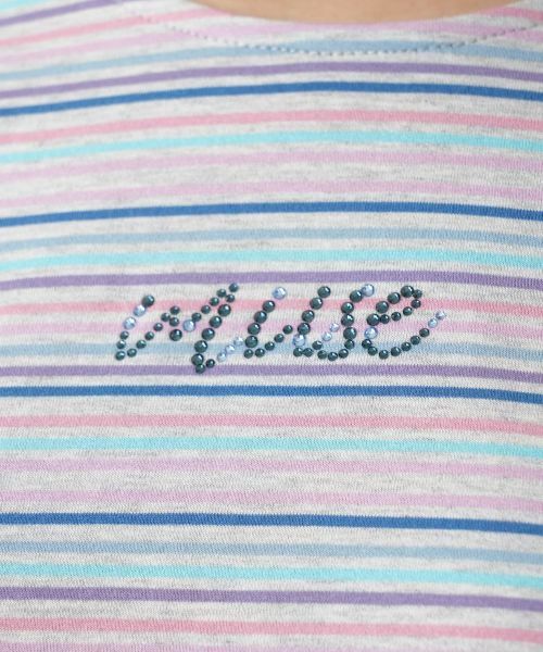 Leilian / レリアン カットソー | マルチボーダーカットソー【MUSE BY ROCHAS Premiere】 | 詳細11