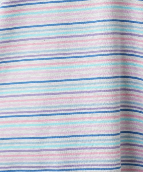 Leilian / レリアン カットソー | マルチボーダーカットソー【MUSE BY ROCHAS Premiere】 | 詳細12