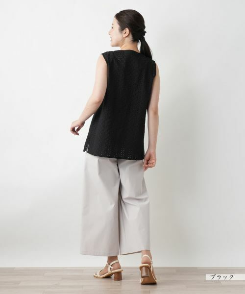 Leilian / レリアン テーラードジャケット | レースベスト【Leilian WHITE LABEL】 | 詳細6