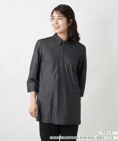 Leilian / レリアン シャツ・ブラウス | ジップアップシャツ【Leilian WHITE LABEL】