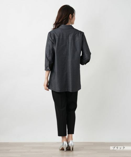 Leilian / レリアン シャツ・ブラウス | ジップアップシャツ【Leilian WHITE LABEL】 | 詳細3