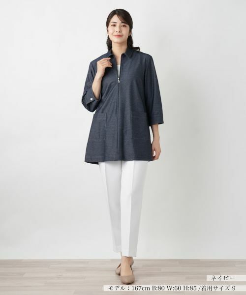 Leilian / レリアン シャツ・ブラウス | ジップアップシャツ【Leilian WHITE LABEL】 | 詳細4