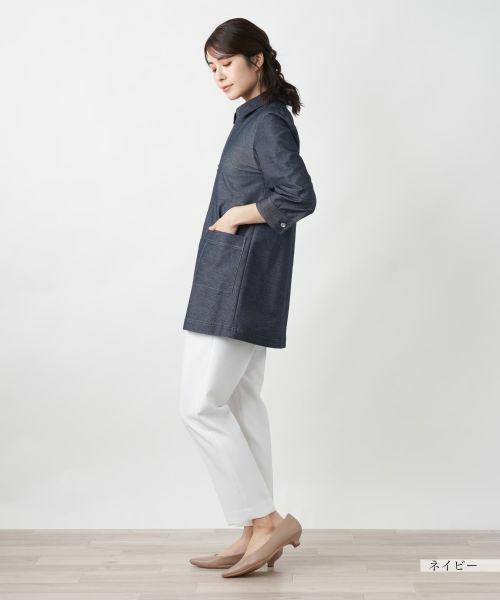 Leilian / レリアン シャツ・ブラウス | ジップアップシャツ【Leilian WHITE LABEL】 | 詳細5