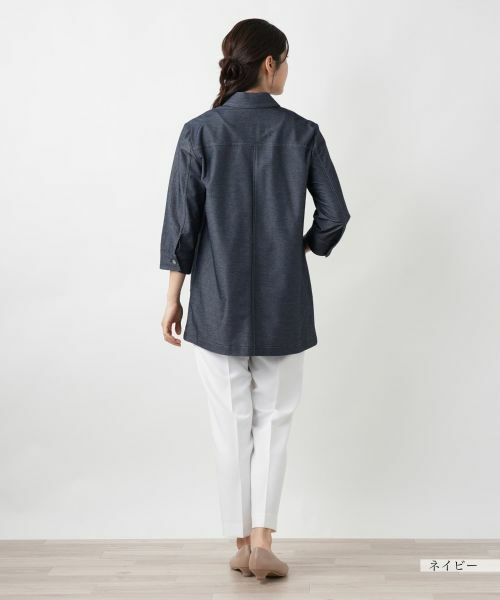 Leilian / レリアン シャツ・ブラウス | ジップアップシャツ【Leilian WHITE LABEL】 | 詳細6