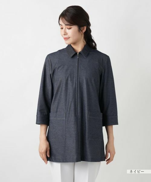 Leilian / レリアン シャツ・ブラウス | ジップアップシャツ【Leilian WHITE LABEL】 | 詳細7