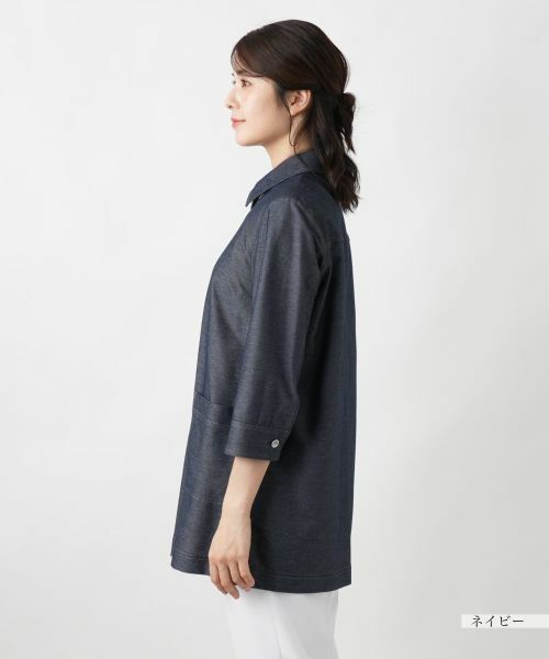 Leilian / レリアン シャツ・ブラウス | ジップアップシャツ【Leilian WHITE LABEL】 | 詳細8