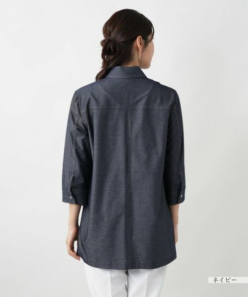 Leilian / レリアン シャツ・ブラウス | ジップアップシャツ【Leilian WHITE LABEL】 | 詳細9