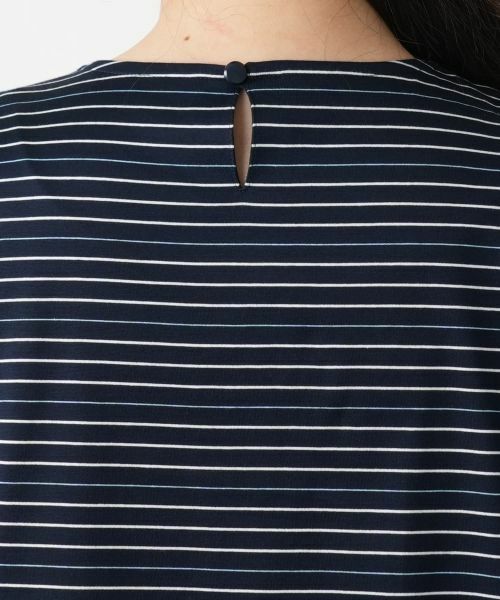 Leilian / レリアン シャツ・ブラウス | ボーダー切替ブラウス【Leilian WHITE LABEL】 | 詳細8