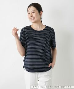 Leilian / レリアン Tシャツ | ボーダーTシャツ【Leilian WHITE LABEL】
