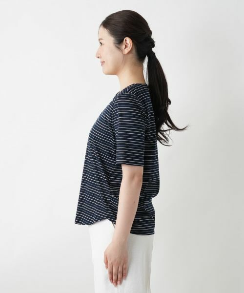 Leilian / レリアン Tシャツ | ボーダーTシャツ【Leilian WHITE LABEL】 | 詳細5