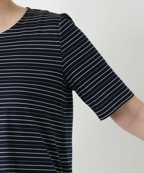 Leilian / レリアン Tシャツ | ボーダーTシャツ【Leilian WHITE LABEL】 | 詳細9