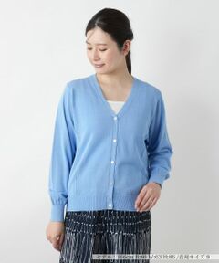 Leilian / レリアン カーディガン・ボレロ | Vネックカーディガン【Leilian WHITE LABEL】