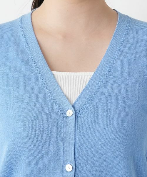 Leilian / レリアン カーディガン・ボレロ | Vネックカーディガン【Leilian WHITE LABEL】 | 詳細13