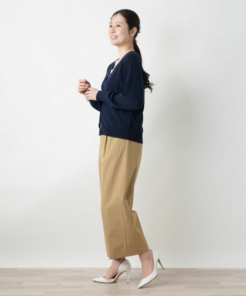 Leilian / レリアン カーディガン・ボレロ | Vネックカーディガン【Leilian WHITE LABEL】 | 詳細2