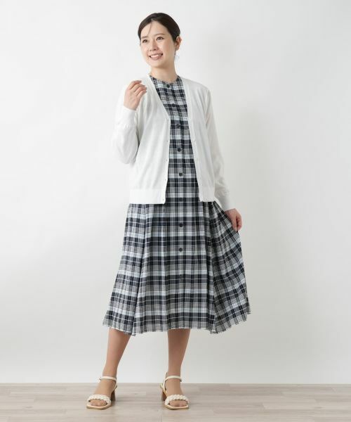 Leilian / レリアン カーディガン・ボレロ | Vネックカーディガン【Leilian WHITE LABEL】 | 詳細4