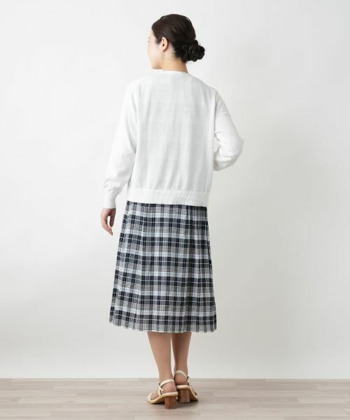 Leilian / レリアン カーディガン・ボレロ | Vネックカーディガン【Leilian WHITE LABEL】 | 詳細6