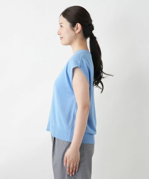 Leilian / レリアン テーラードジャケット | Vネックニットベスト【Leilian WHITE LABEL】 | 詳細11