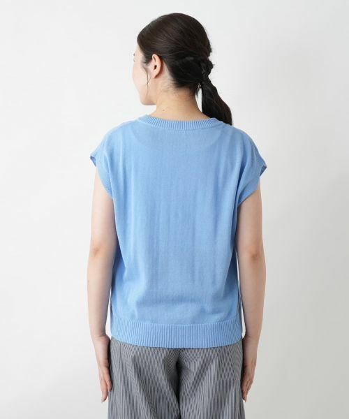 Leilian / レリアン テーラードジャケット | Vネックニットベスト【Leilian WHITE LABEL】 | 詳細12