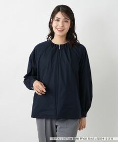 Leilian / レリアン その他アウター | ノーカラージップブルゾン【Leilian WHITE LABEL】