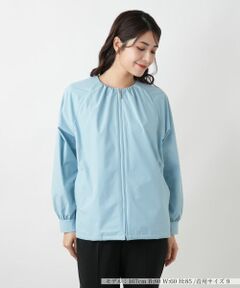 Leilian / レリアン その他アウター | ノーカラージップブルゾン【Leilian WHITE LABEL】