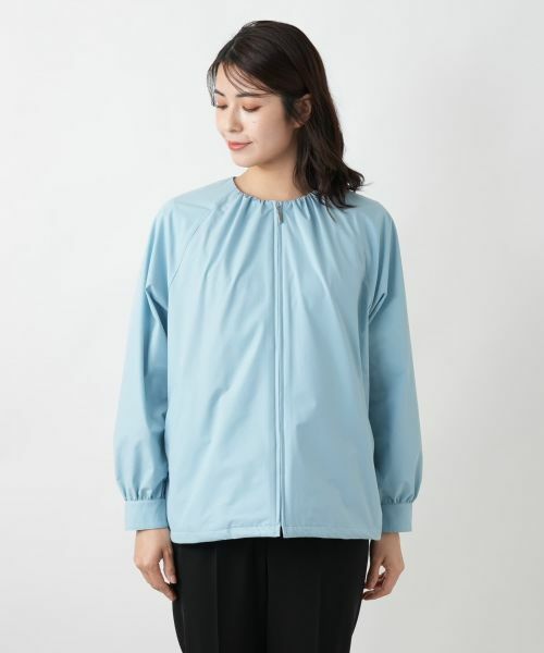 Leilian / レリアン その他アウター | ノーカラージップブルゾン【Leilian WHITE LABEL】 | 詳細11