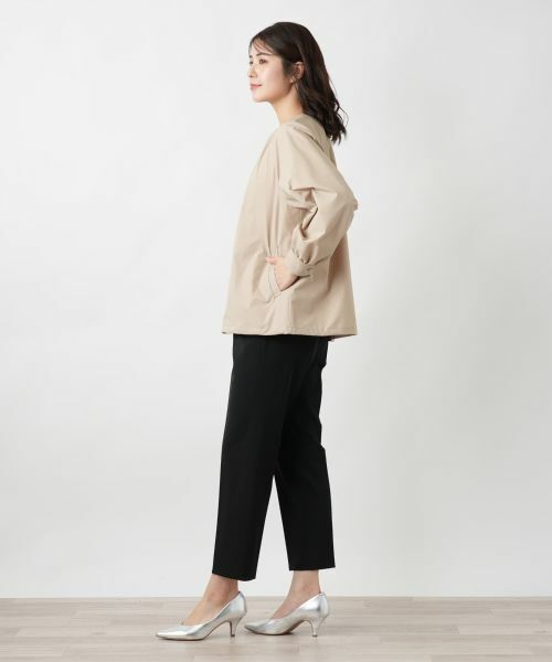 Leilian / レリアン その他アウター | ノーカラージップブルゾン【Leilian WHITE LABEL】 | 詳細5