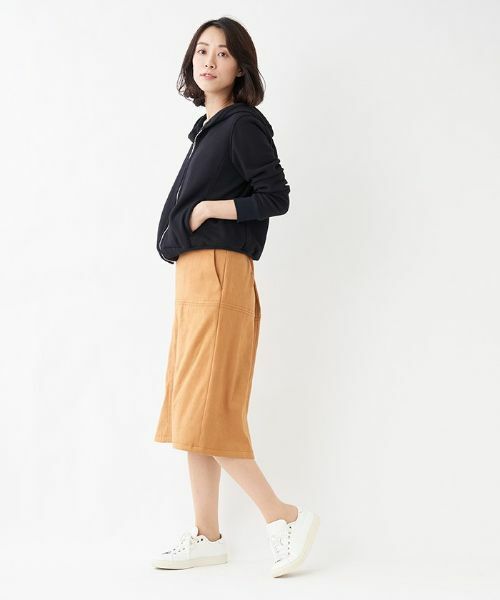 Leilian / レリアン ミニ・ひざ丈スカート | 十字ステッチタイトスカート | 詳細4