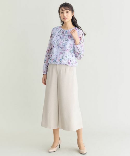 Leilian / レリアン シャツ・ブラウス | 花柄ブラウス | 詳細1