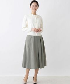 Leilian / レリアン ミニ・ひざ丈スカート | カラーフレアスカート