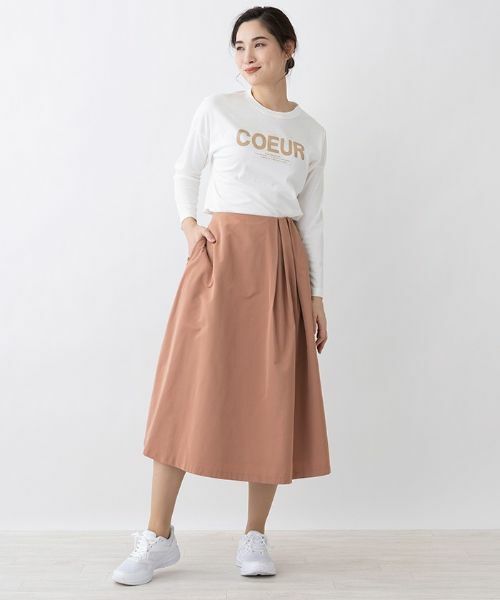 Leilian / レリアン ミニ・ひざ丈スカート | カラーフレアスカート | 詳細6