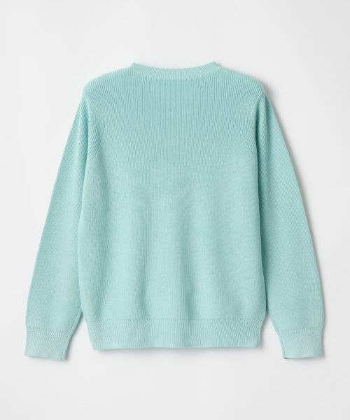 leilian - Leilian(レリアン) 長袖セーター サイズ11 M レディース美品  - 白 クルーネック/フラワー(花)/スパンコール Leilian(レリアン) 長袖セーター サイズ11 M レディース美品