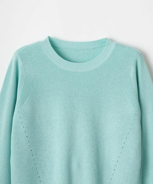 ●美品●レリアン ROCHAS●薄手の長袖セーター●９号●毛100●柔らかさらり セール】 クルーネック長袖ニット （ニット・セーター
