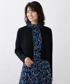 Leilian / レリアン カーディガン・ボレロ | 配色リバーシブルジャケット