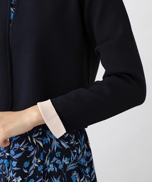 Leilian / レリアン カーディガン・ボレロ | 配色リバーシブルジャケット | 詳細15