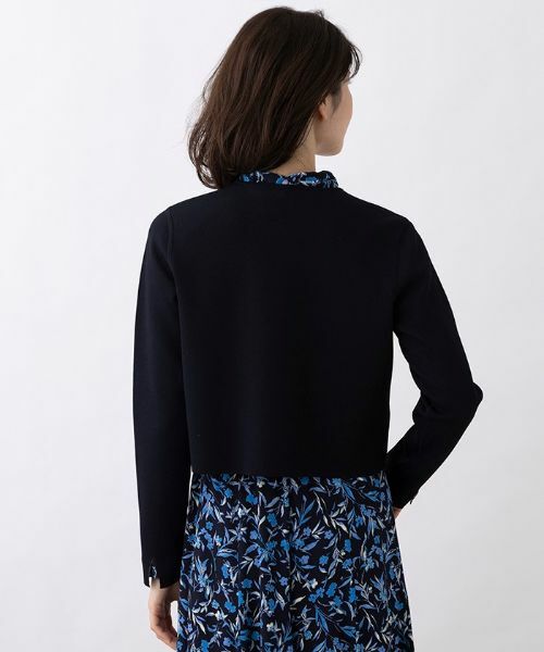 Leilian / レリアン カーディガン・ボレロ | 配色リバーシブルジャケット | 詳細3