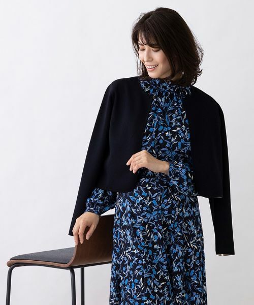 Leilian / レリアン カーディガン・ボレロ | 配色リバーシブルジャケット | 詳細5