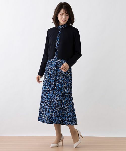 Leilian / レリアン カーディガン・ボレロ | 配色リバーシブルジャケット | 詳細9