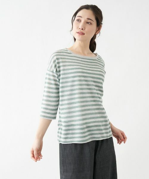 Leilian / レリアン ニット・セーター | ボーダーセーター【LE TRICOT PERUGIA】 | 詳細13