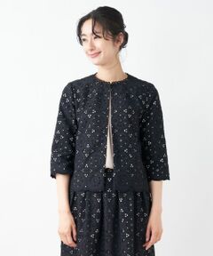 Leilian / レリアン テーラードジャケット | エンブロイダリーレースジャケット【セレモニー】