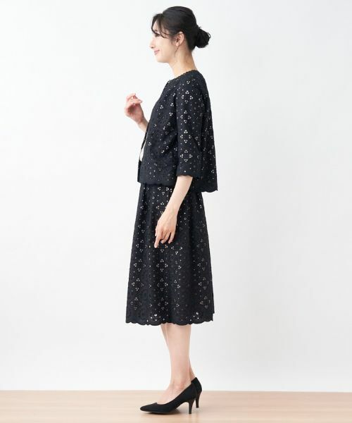 Leilian / レリアン テーラードジャケット | エンブロイダリーレースジャケット【セレモニー】 | 詳細4