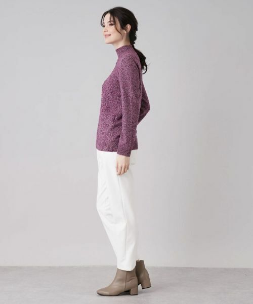 Leilian / レリアン その他パンツ | 【あったか素材】トレッチスリムパンツ | 詳細1