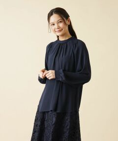 Leilian / レリアン シャツ・ブラウス | ギャザーオーバーブラウス